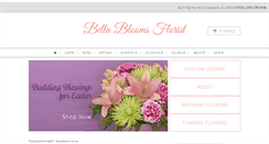 Desktop Screenshot of bellabloomsflorist.com